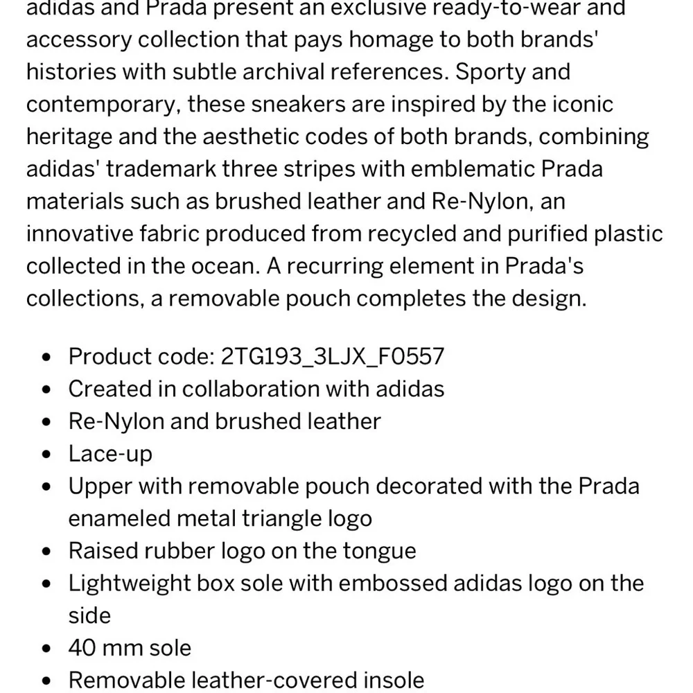 Prada x Adidas Re-Nylon Forum High-Top Sneakers - Picture 9 of 11